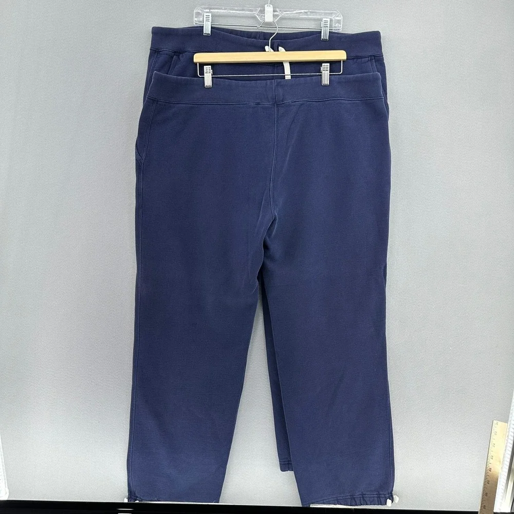 VTG Polo Ralph Lauren SET (2) Navy Blue Sweatpants Joggers 42x29 Workout‎ Preppy